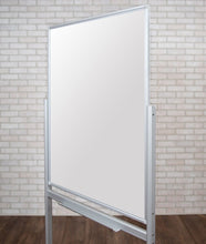 Luxor 30"W x 40"H Double-Sided Mobile Magnetic Glass Marker Board - Premium Whiteboards