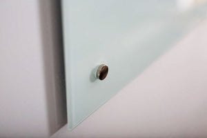 Luxor 96"W x 48"H Magnetic Wall-Mounted Glass Board - Premium Whiteboards